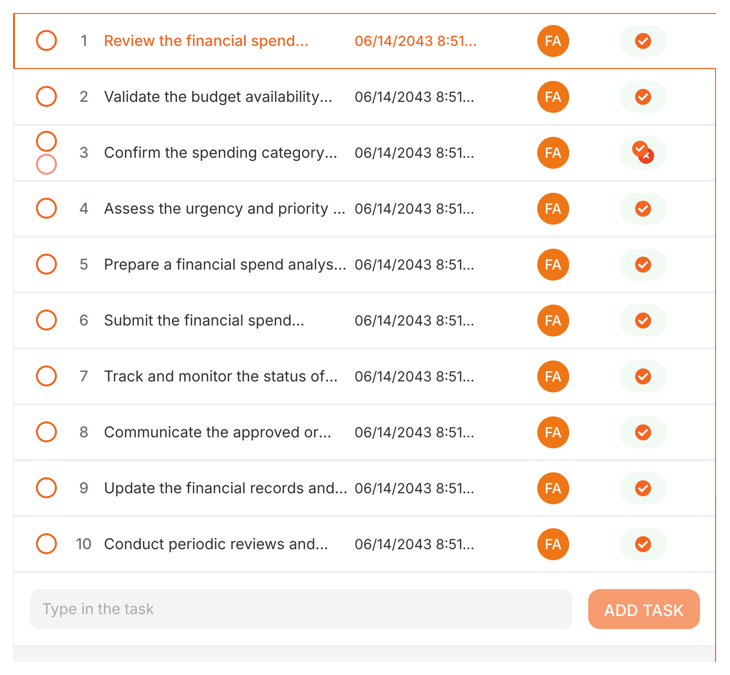 Change Assignees and Deadlines