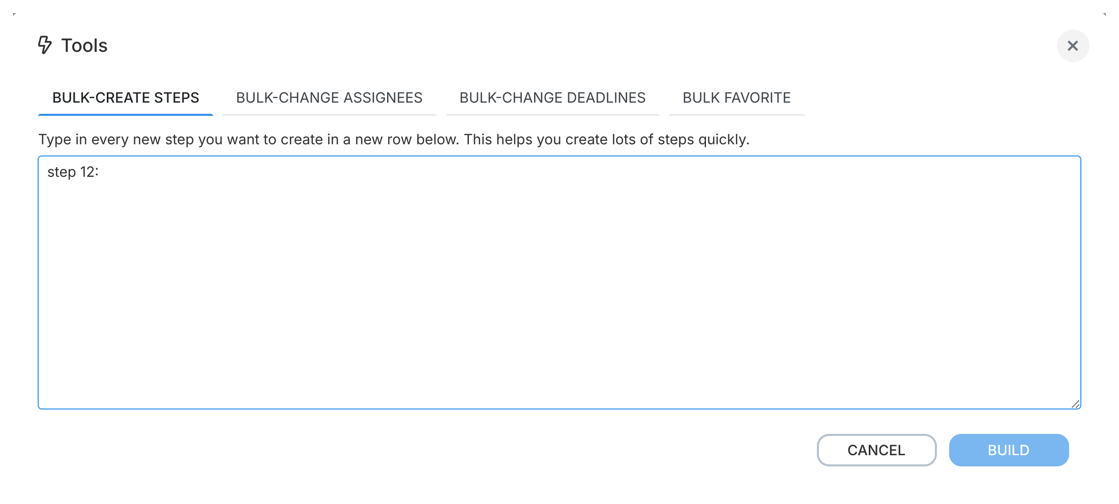 Template tools · Tallyfy Pro