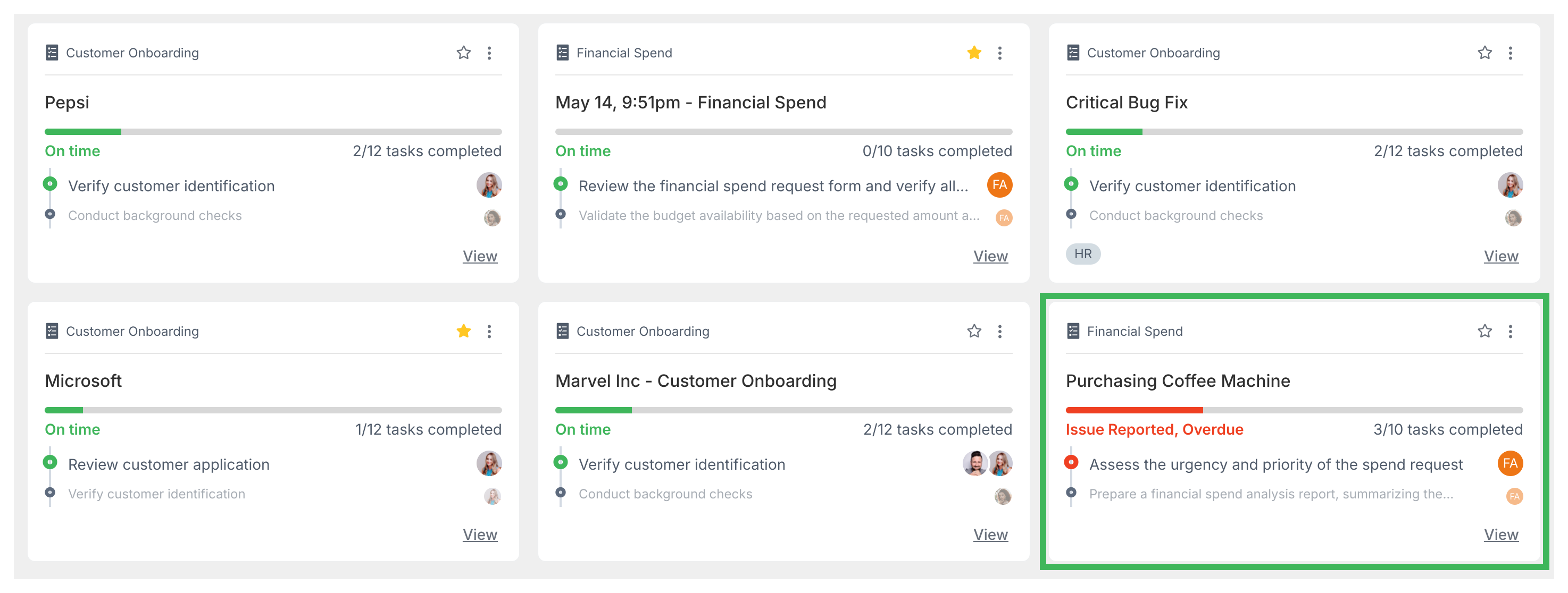 Report blockers and improvement feedback · Tallyfy Pro