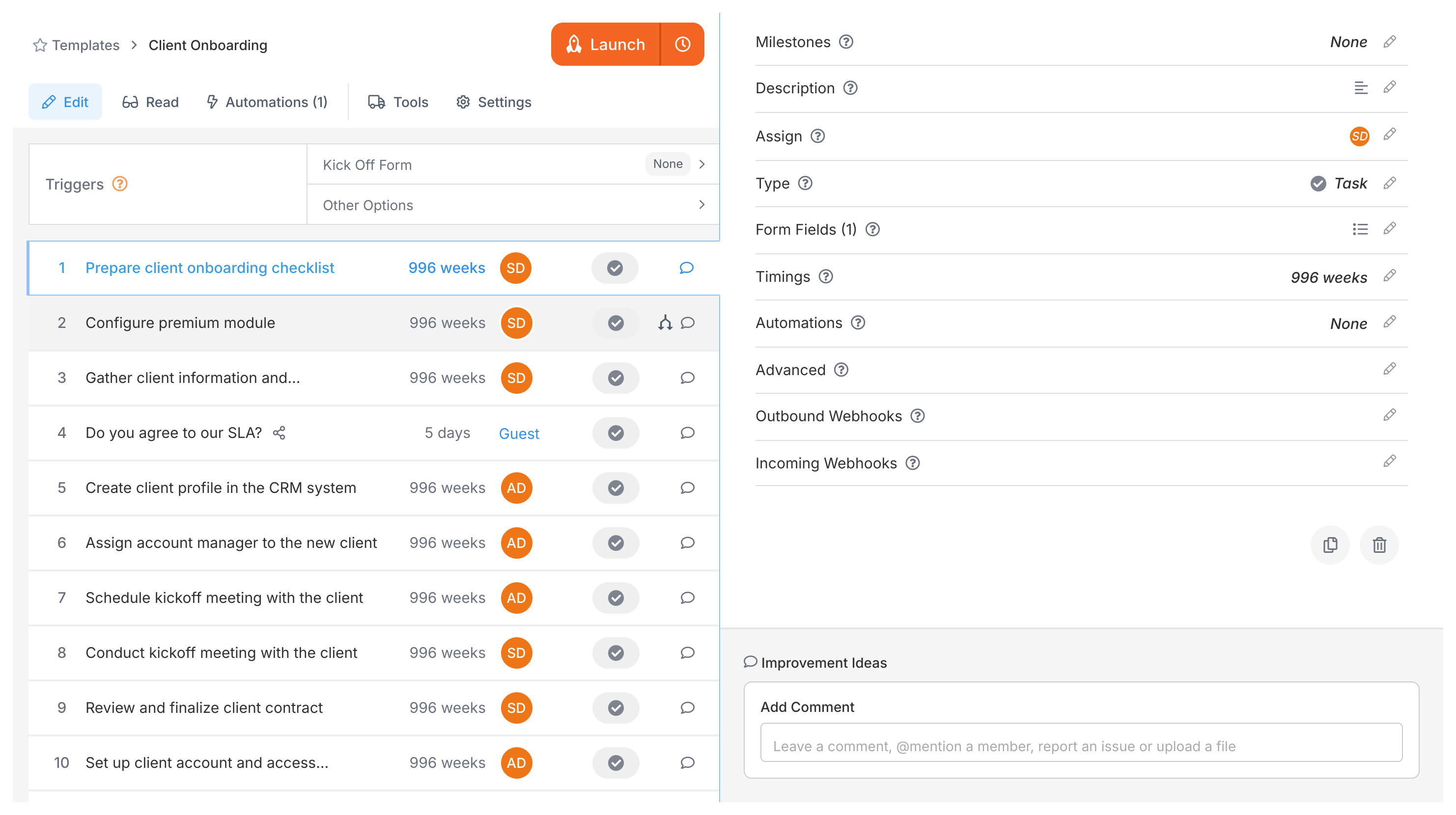 Create your first template · Tallyfy Pro